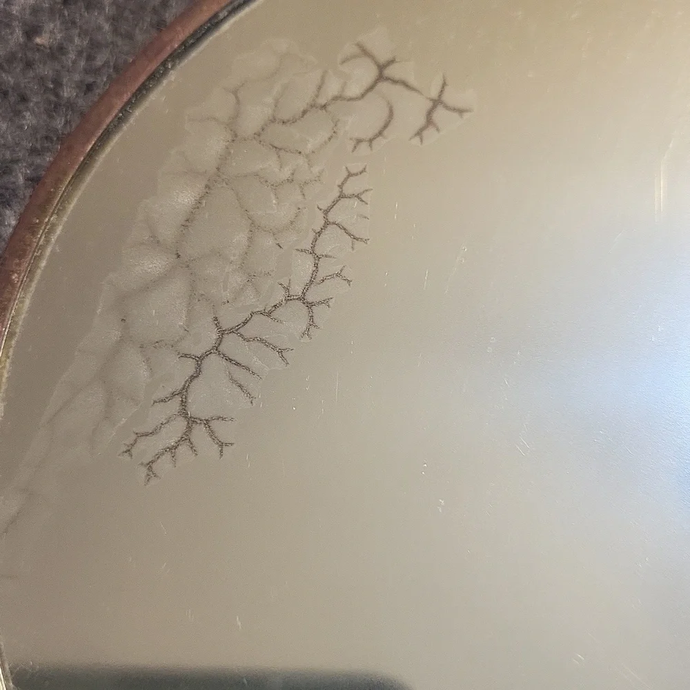Vintage  Brass Hand held Mirror